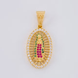 Dije Virgen de guadalupe 3.65g / 3.2cm Oro Amarillo 18K