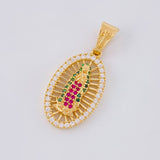 Dije Virgen de guadalupe 3.65g / 3.2cm Oro Amarillo 18K