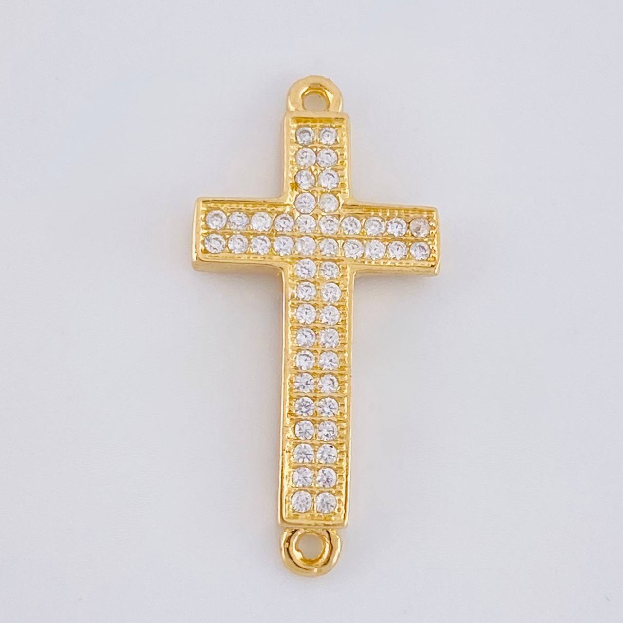 Herraje Cruz Basteada 1.7g / 2.5cm Oro Amarillo 18K