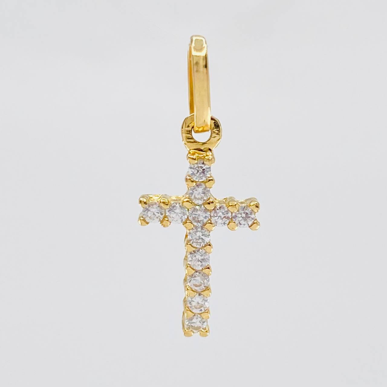 Dije Cruz Tupida 0.6g / 2cm Oro Amarillo 18K