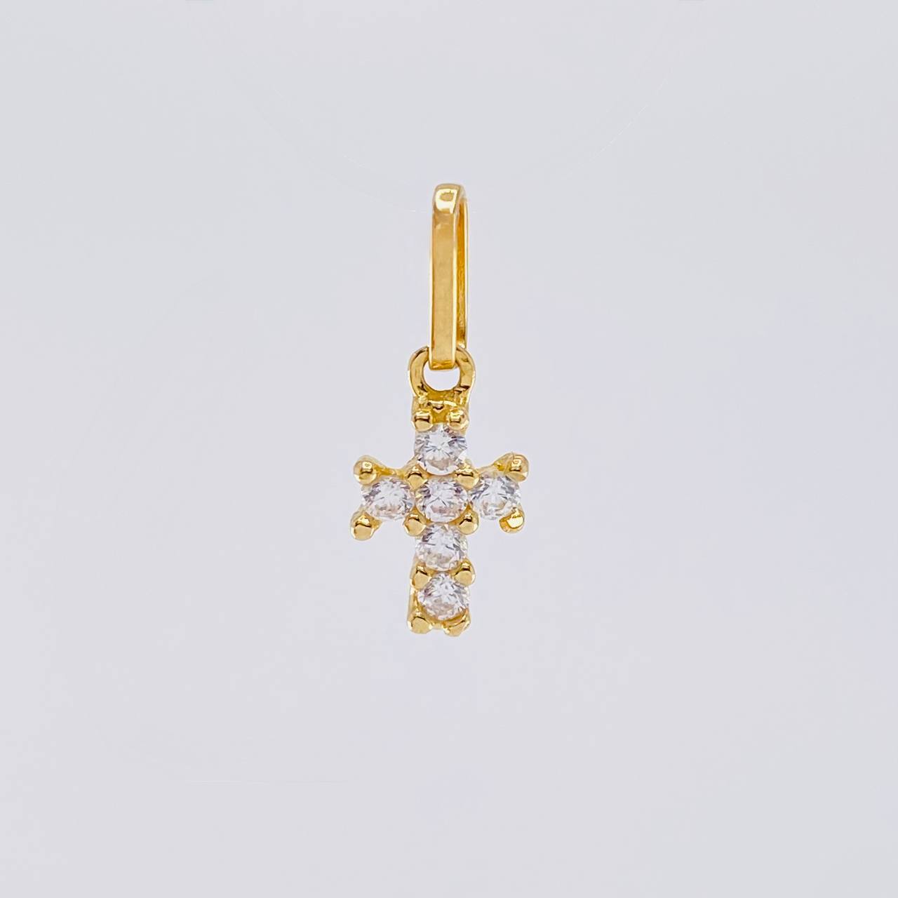 Dije Cruz Cuatro Garras 0.65g / 1.5cm Oro Amarillo 18K