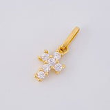 Dije Cruz Cuatro Garras 0.65g / 1.5cm Oro Amarillo 18K