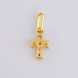 Dije Cruz Cuatro Garras 0.65g / 1.5cm Oro Amarillo 18K