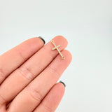 Herraje Cruz Tupida 0.8g / 2cm Oro Amarillo 18K
