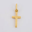 Dije Cruz Lisa 0.8g / 2cm Oro Amarillo 18K