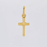 Dije Cruz Lisa 0.8g / 2cm Oro Amarillo 18K