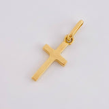Dije Cruz Lisa 0.8g / 2cm Oro Amarillo 18K