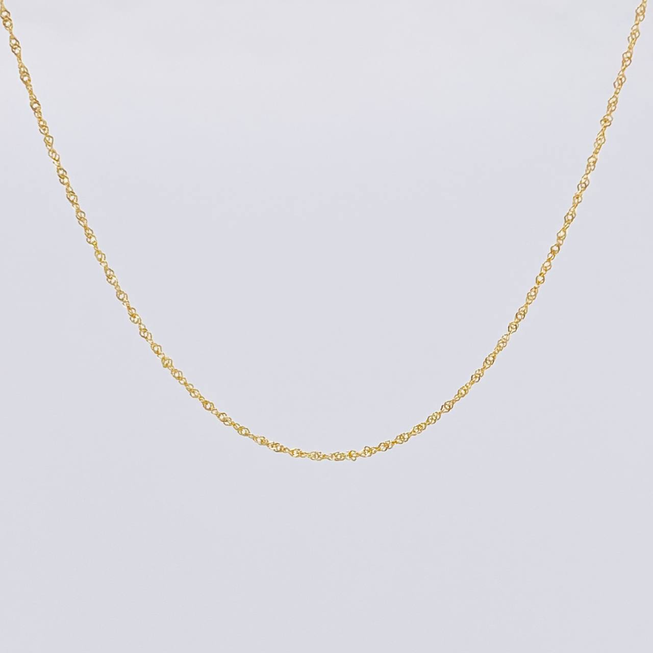 Cadena Singapur 0.85 g / 48.7 cm / 1 mm Oro Amarillo 18K