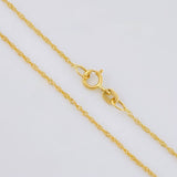 Cadena Singapur 0.85 g / 48.7 cm / 1 mm Oro Amarillo 18K