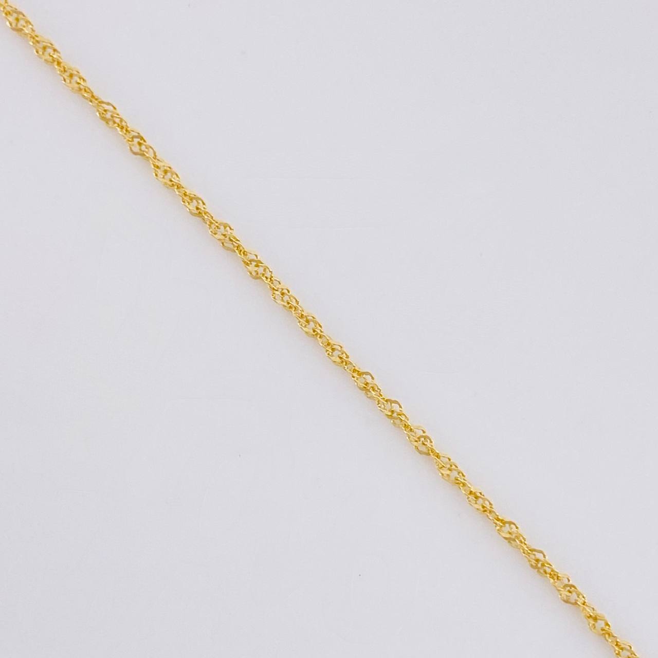 Cadena Singapur 0.9 g / 48.5 cm / 1 mm Oro Amarillo 18K