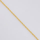 Cadena China 2.6 g / 60.2 cm / 1.9 mm Oro Amarillo 18K