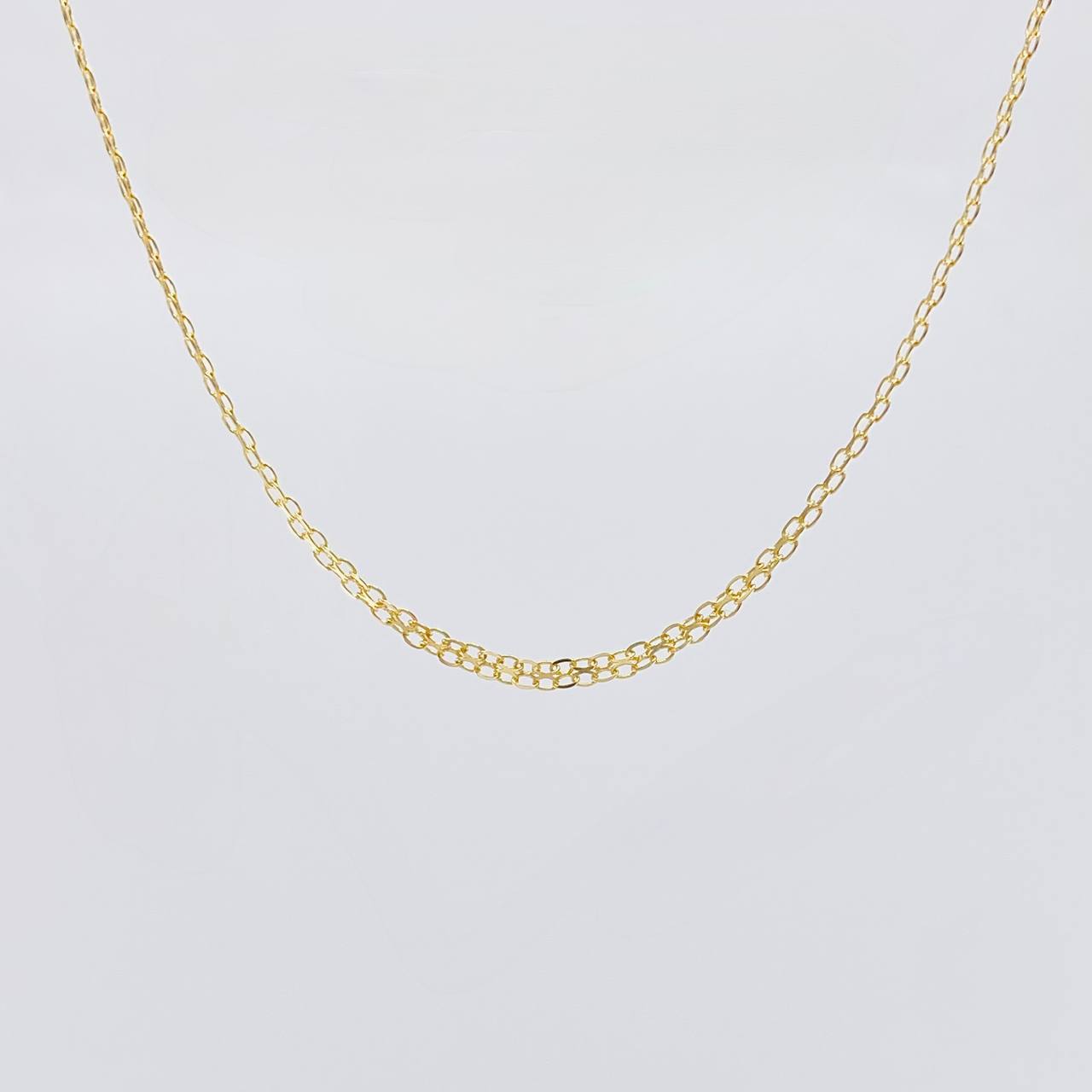 Cadena China 2.6g / 60cm / 1.9mm Oro Amarillo 18K