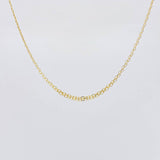 Cadena China 2.6g / 60cm / 1.9mm Oro Amarillo 18K