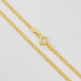 Cadena China 2.6g / 60cm / 1.9mm Oro Amarillo 18K
