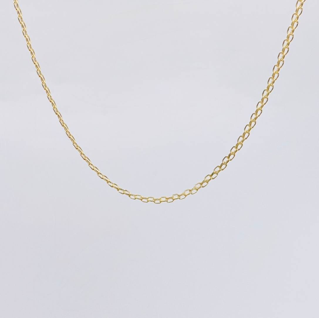 Cadena China 3 g / 45.1 cm / 2.2 mm Oro Amarillo 18K
