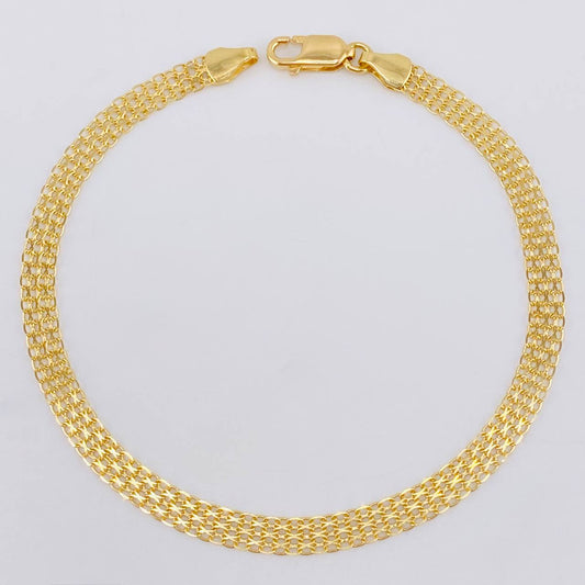 Pulso Chino 3.55 g / 20.2 cm / 4.3 mm Oro Amarillo 18K