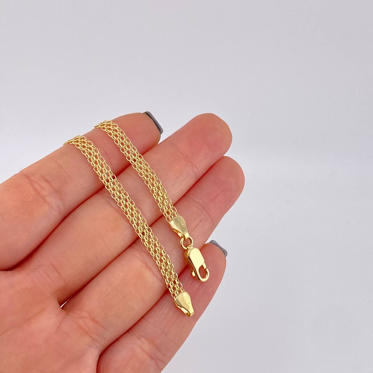 Pulso Chino 3.55 g / 20.2 cm / 4.3 mm Oro Amarillo 18K