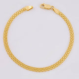 Pulso Chino 4.8 g / 19.4 cm / 3.8 mm Oro Amarillo 18K