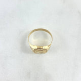 Anillo Sello Herradura 1.2gr / T4 1/2 / Oro Amarillo 18K *