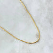 Cadena Veneciana Redonda 5.2gr / 50cm / 1.8mm Diamantada Oro Amarillo +3 18K ©