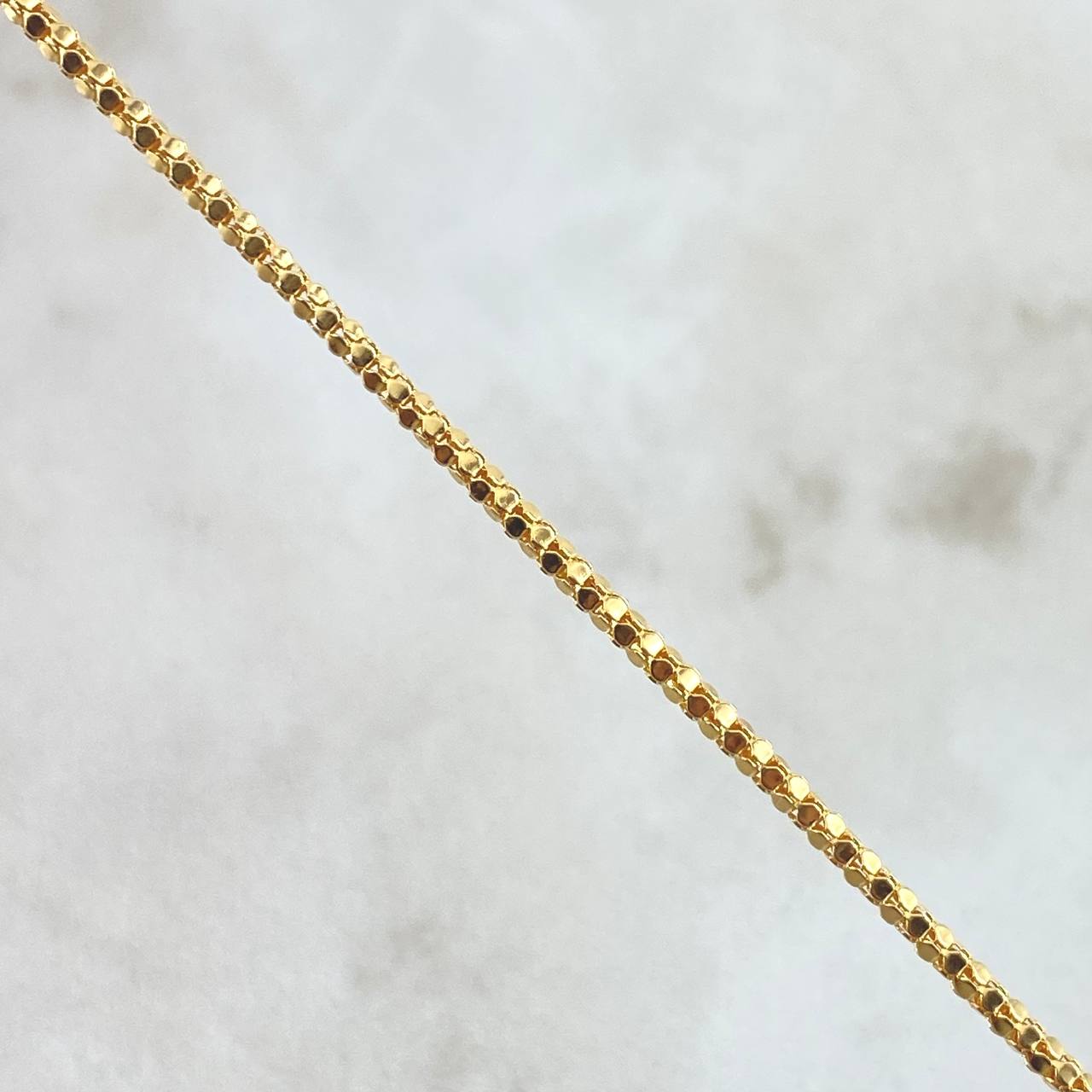 Cadena Veneciana Redonda 4.55gr / 45cm / 1.6mm Diamantada Oro Amarillo +3 18K ©