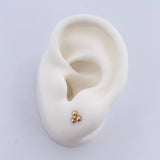 Topos Trio Bolas 0.5gr / Oro 18K $