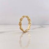 Anillo Rosas 4.6gr / T6 1/2 / Oro Amarillo 18K &