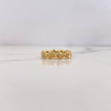 Anillo Rosas 4.6gr / T6 1/2 / Oro Amarillo 18K &