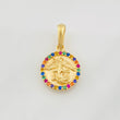 Dije Medalla San Miguel 1.55g / 2cm Oro Amarillo 18K