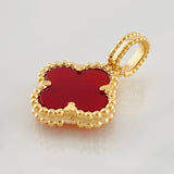 Dije Trebol Agata 5.15g / 3cm Oro Amarillo 18K