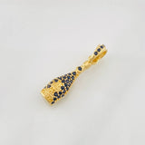 Dije Botella de Champagne 1.5g / 2cm Oro Amarillo 18K