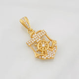 Dije Cruz Ancla 2.9g / 3cm Oro Amarillo 18K