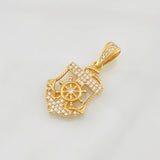 Dije Cruz Ancla 2.9g / 3cm Oro Amarillo 18K