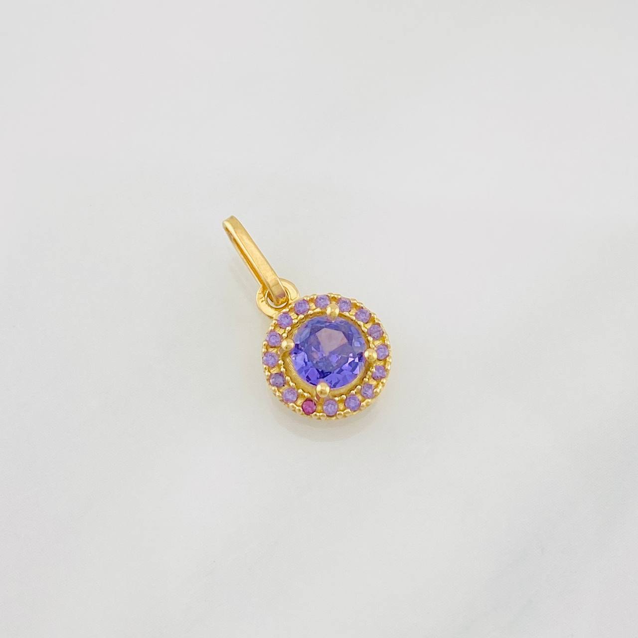 Dije Halo 1.1g / 1.5cm Oro Amarillo 18K