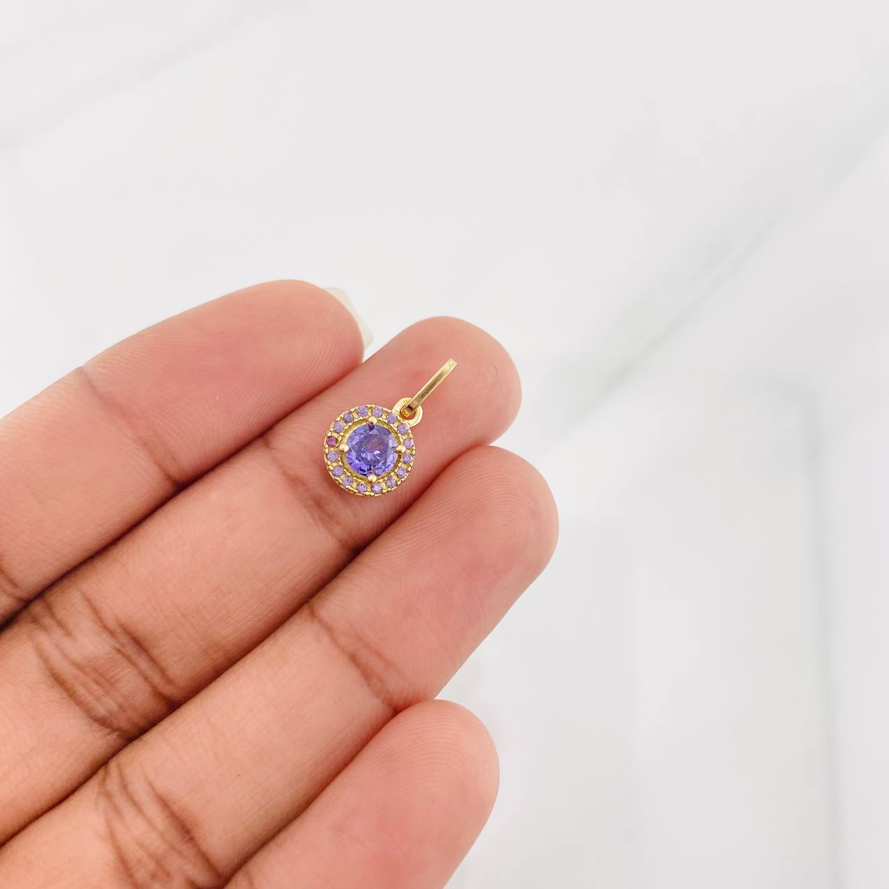 Dije Halo 1.1g / 1.5cm Oro Amarillo 18K