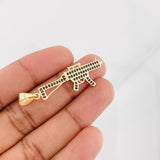 Dije Fusil 3.25g / 4.5cm Oro Amarillo 18K