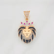 Dije Rey Leon 3.15g / 3cm Tres Oros 18K