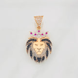 Dije Rey Leon 3.15g / 3cm Tres Oros 18K