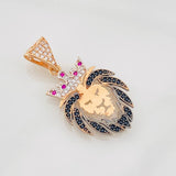 Dije Rey Leon 3.15g / 3cm Tres Oros 18K