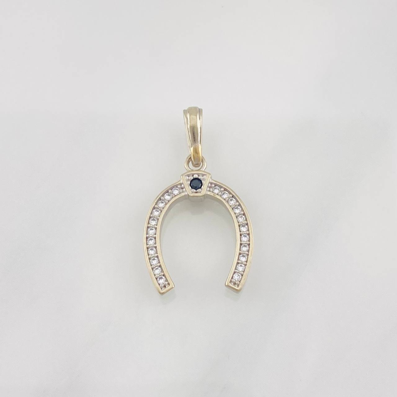 Dije Herradura 1.35g / 2.3cm Oro Blanco 18K