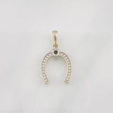 Dije Herradura 1.35g / 2.3cm Oro Blanco 18K
