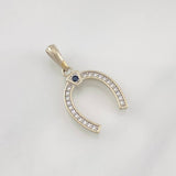 Dije Herradura 1.35g / 2.3cm Oro Blanco 18K