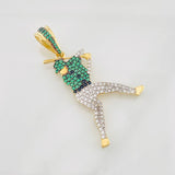 Dije Jugador de Beisbol 4.6g / 5cm Oro Amarillo 18K