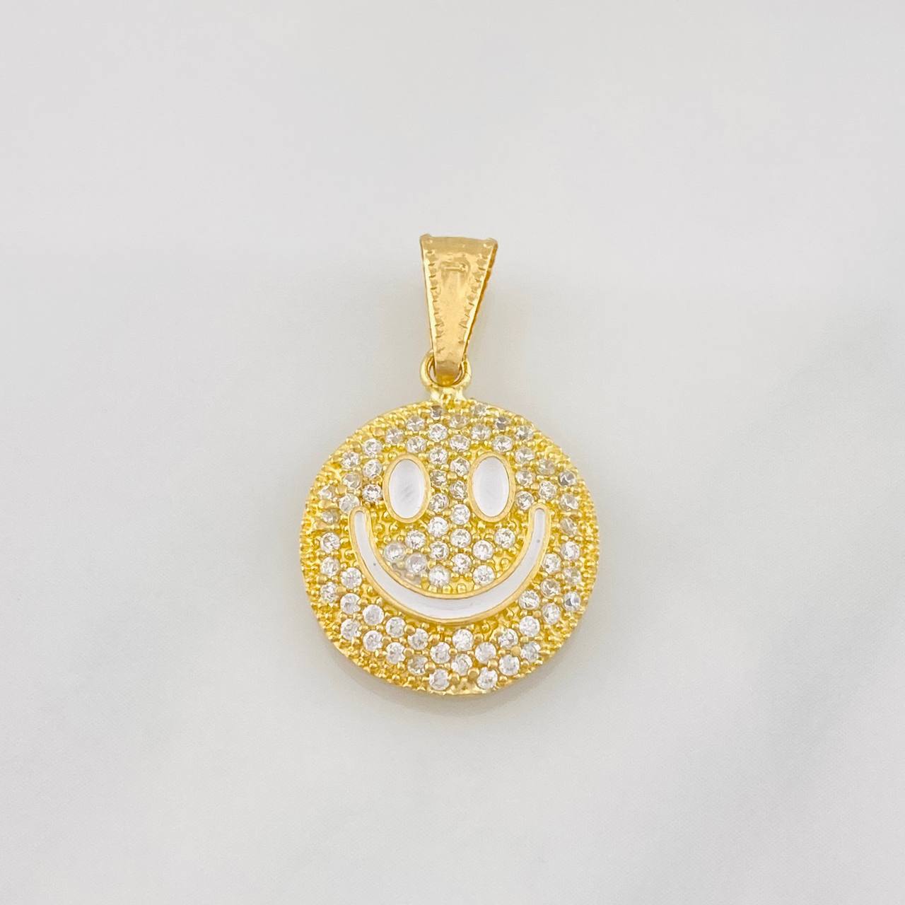 Dije Cara Feliz Tupida 1.85g / 2.2cm Oro Amarillo 18K