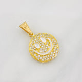 Dije Cara Feliz Tupida 1.85g / 2.2cm Oro Amarillo 18K