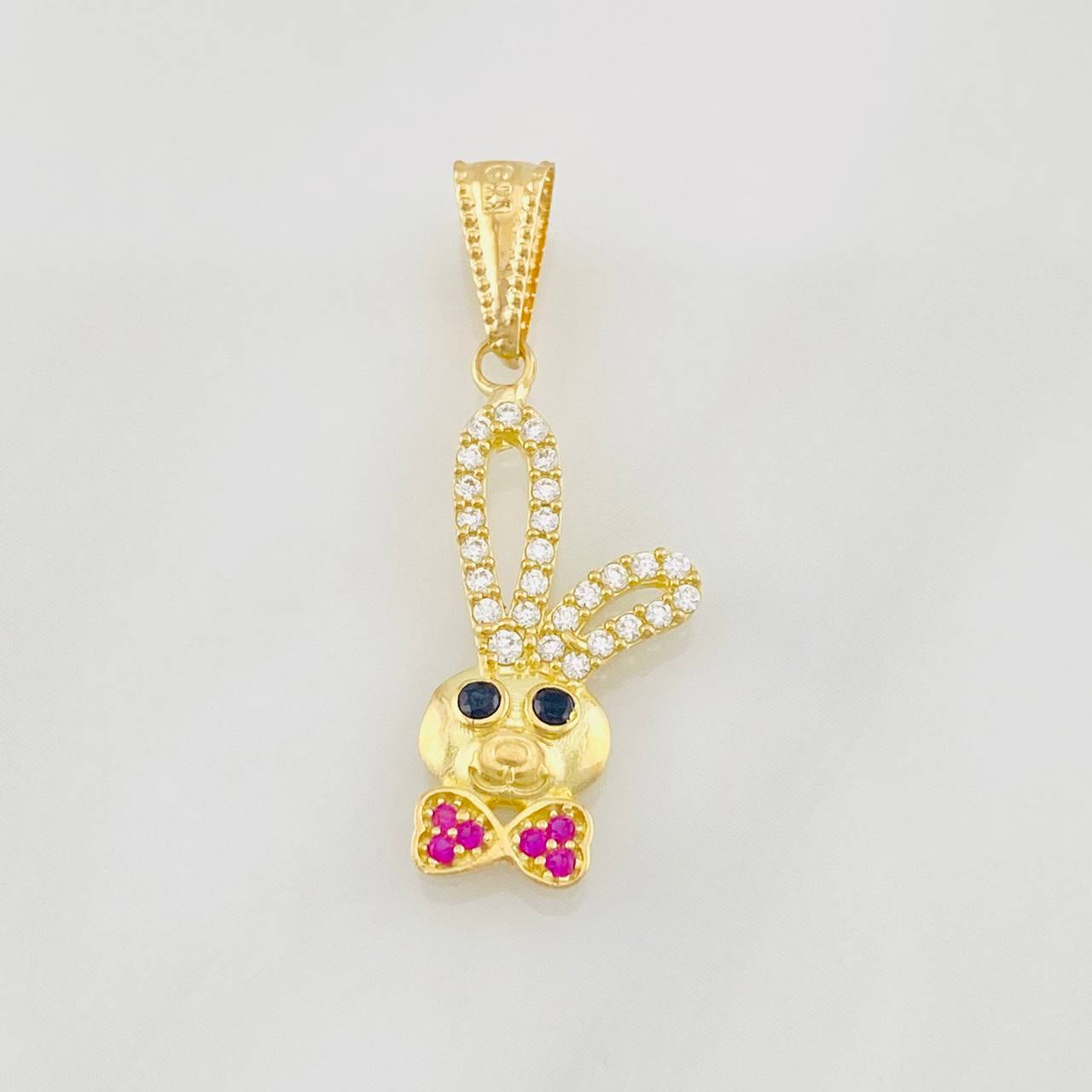 Dije Conejo Moño 1.1g / 2.8cm Oro Amarillo 18K