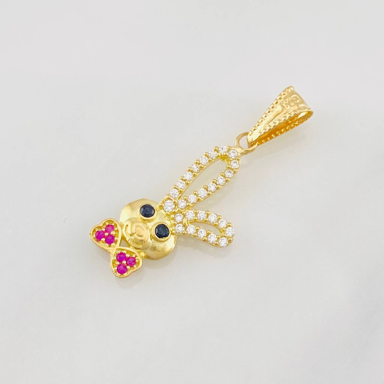 Dije Conejo Moño 1.1g / 2.8cm Oro Amarillo 18K