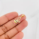 Dije Conejo Moño 1.1g / 2.8cm Oro Amarillo 18K