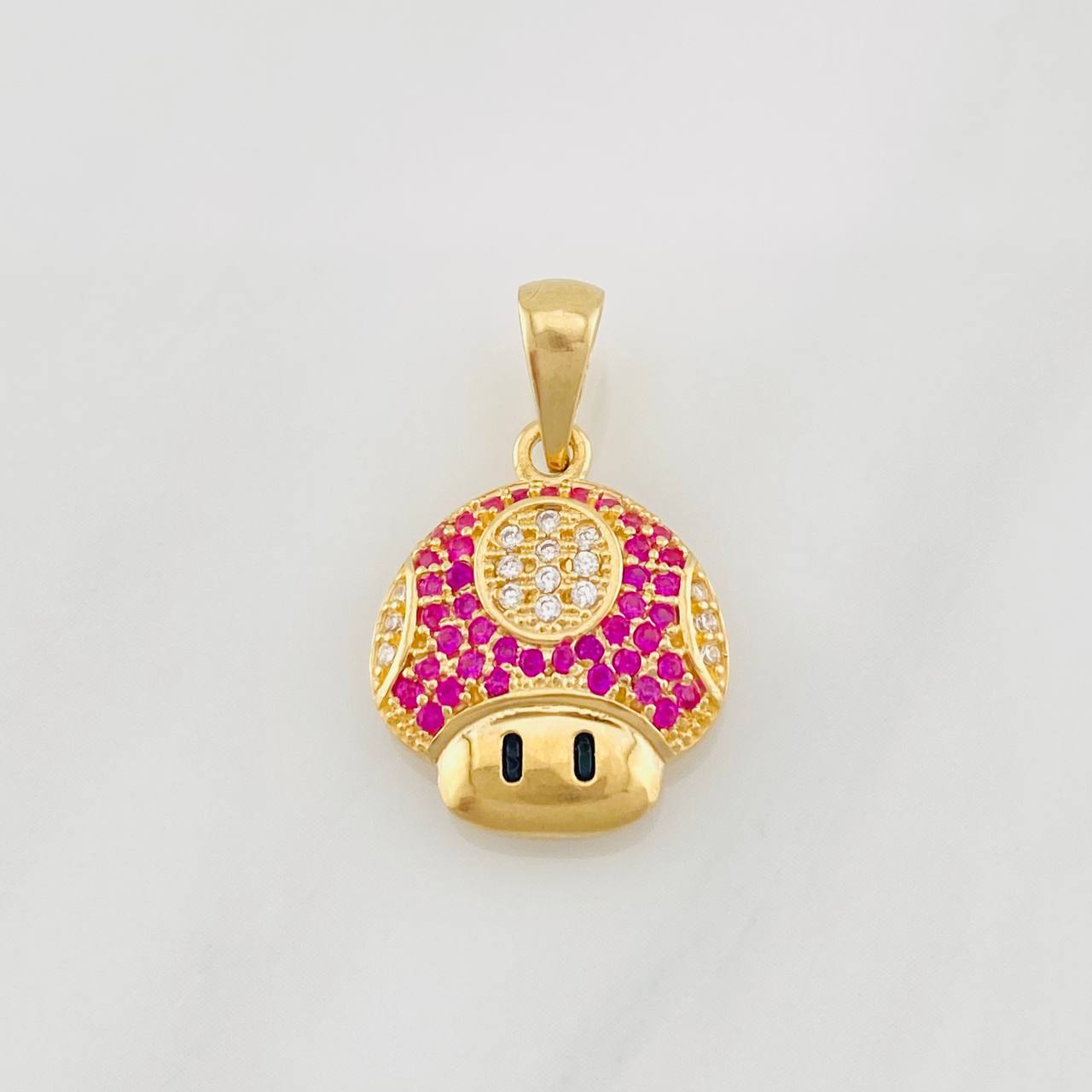 Dije Hongo Animado 2.15g / 1.5cm Oro Amarillo 18K