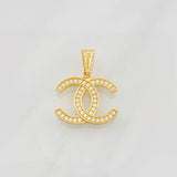Dije Doble Ola 1.45g / 2cm Oro Amarillo 18K